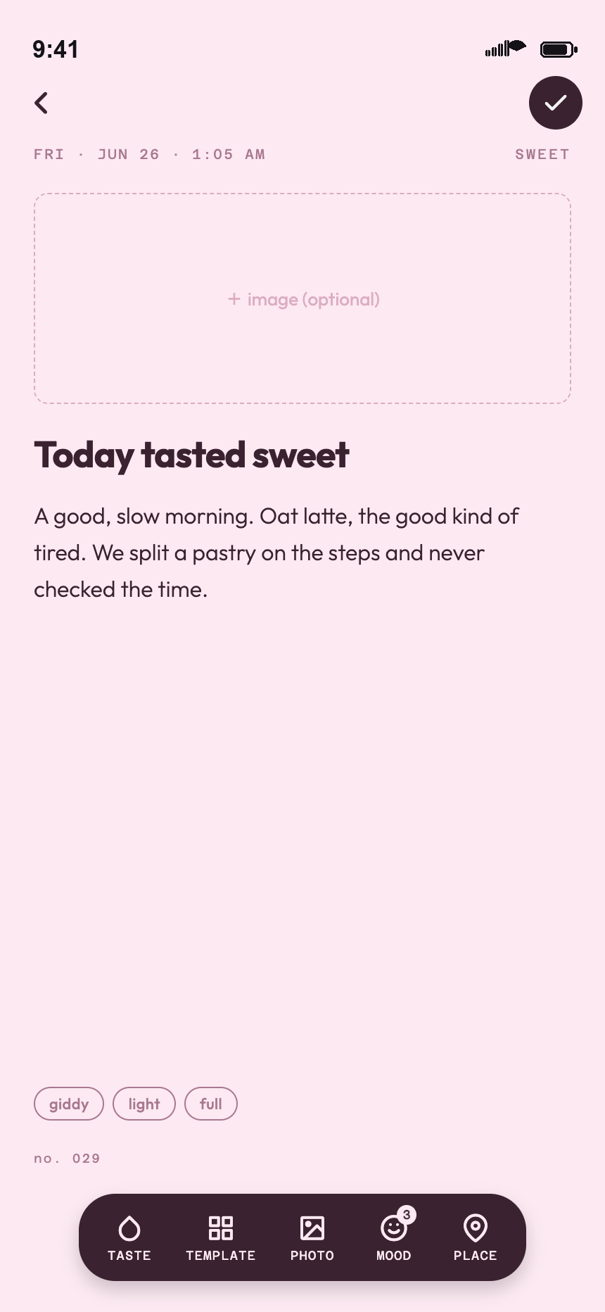 Tastemoir templates demo